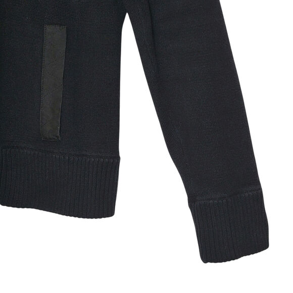 Ralph Lauren L-RL Active Hooded Zip Sweater Black Sporty Casual Fall Layer Large - Picture 5 of 10